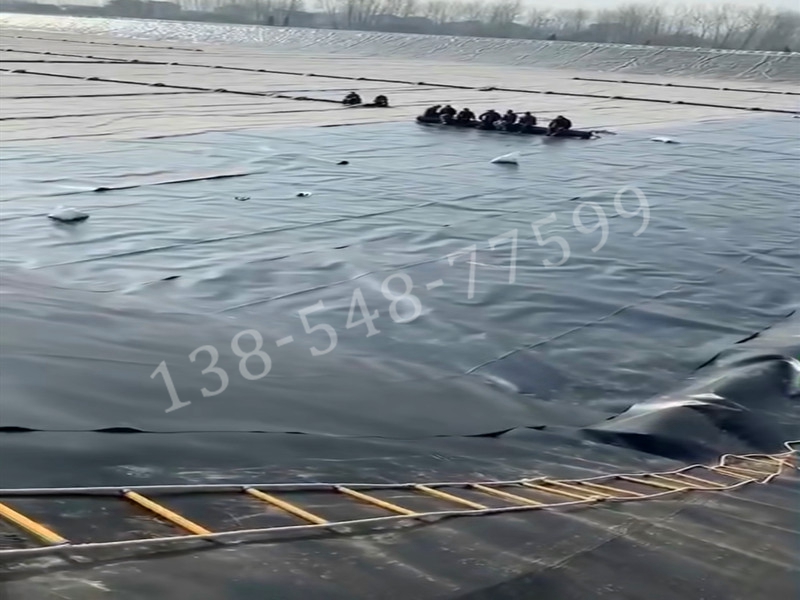 大型沼氣池土工膜施工案例